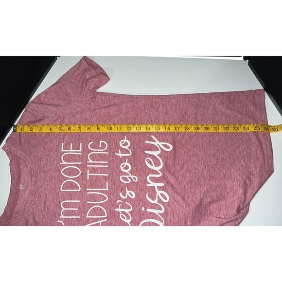 Unisex “I’m Done Adulting Let’s Go To Disney” T-Shirt Size Small - Picture 10 of 11